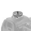 NovelGoal Single Layer Thread Screw 1/4" to 3/8" Female to Male Mount Adapter Tripod Plate Screw Mount for Camera Flash Tripod Mic (Silver) view 3