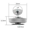 NovelGoal Single Layer Thread Screw 1/4" to 3/8" Female to Male Mount Adapter Tripod Plate Screw Mount for Camera Flash Tripod Mic (Silver) view 4