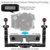 MINIFOCUS Underwater Camera Tray Bracket & 2PCS Carbon Fiber Underwater Float Arm view 2