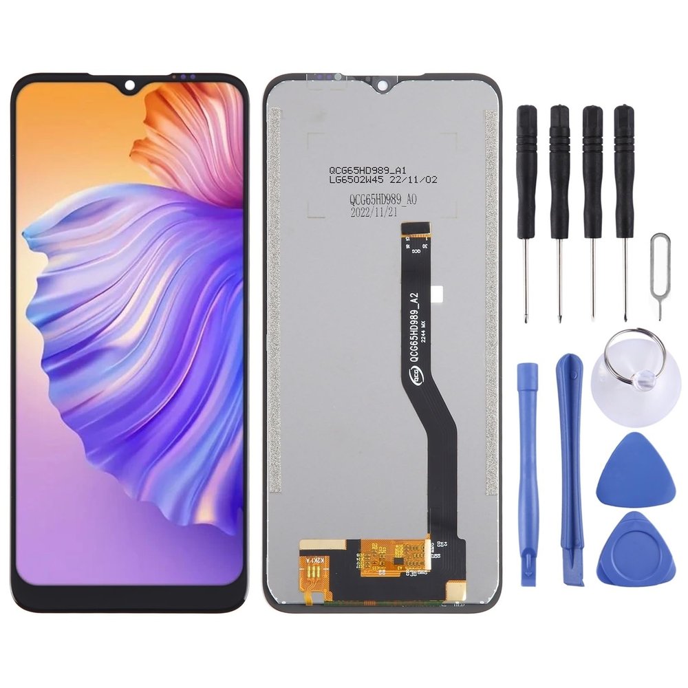 Lingland Cell Phone kit LCD Screen for Doogee V20 with Digitizer Full Assembly Screen Overall Assembly (Color : Color18)
