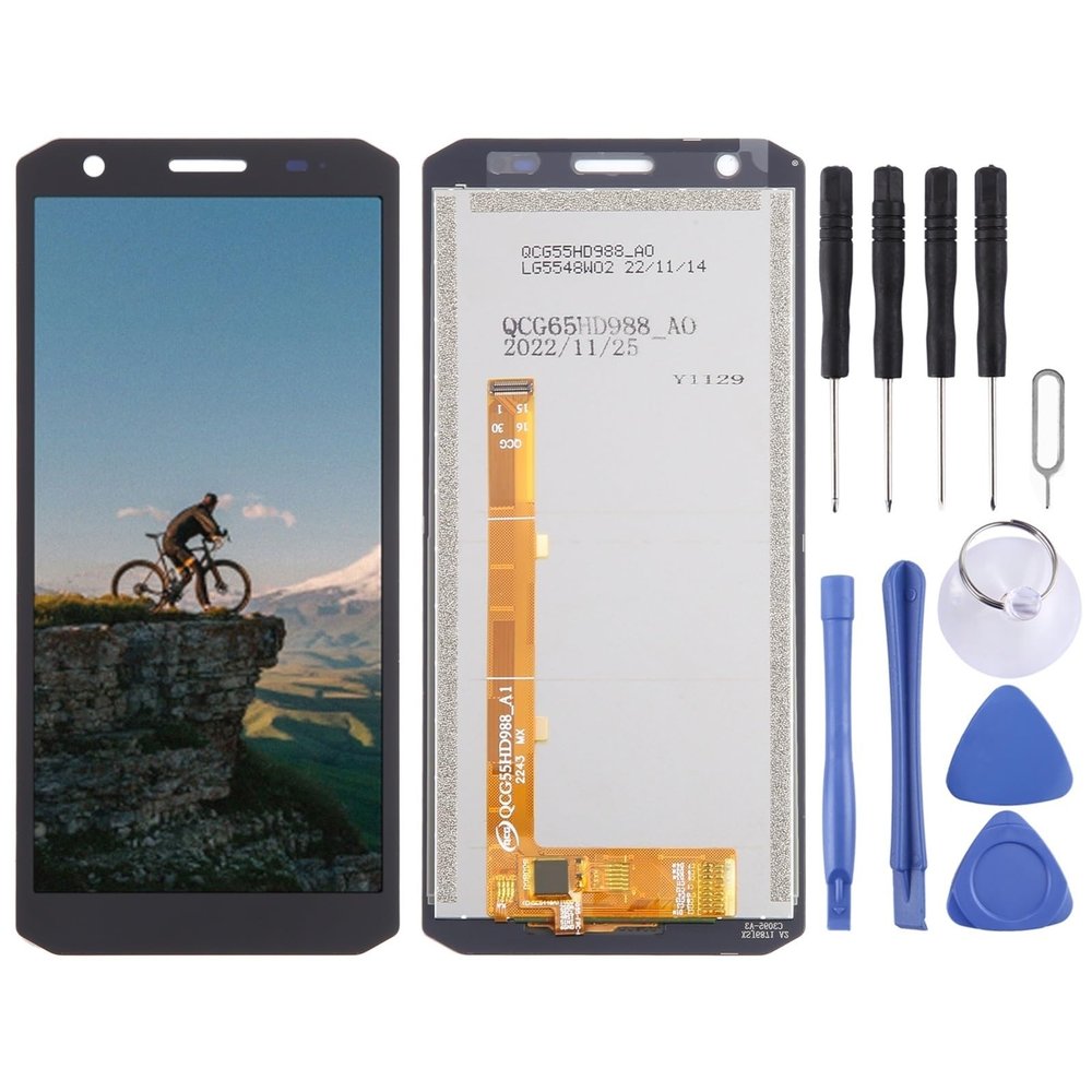 Lingland Cell Phone kit LCD Screen for Doogee V20 with Digitizer Full Assembly Screen Overall Assembly (Color : Color16)