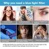 AIZYR Anti Blue Light Filter & Anti-UV Protector for 37/40/42inch TV Screens, Anti Glare Filter Film Shield Blocker Screen Cover,40inch/L875W483mm view 3