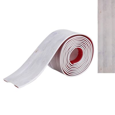 Self Adhesive Cord Hider Floor Wall Strip, Rollable Pvc Cables Management Kit For Protect Cords Wires Prevent Power Lines Trip, Soft Cable Raceway Concealer Molding 1 M - 10 M ( Color : Deep Coffee ,