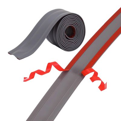 Self Adhesive Cord Hider Floor Wall Strip, Rollable Pvc Cables Management Kit For Protect Cords Wires Prevent Power Lines Trip, Soft Cable Raceway Concealer Molding 1 M - 10 M ( Color : ligjt grey , S