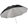 Photek Goodlighter 60" Umbrella with Fiberglass Frame and 7mm Permanent Shaft, Silver view 1
