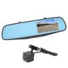 Acouto 1080P Dual Lens Mirror Cam 4.3 Inch Anti Glare Parking Monitor Rearview Camera (Without Memory Card) view 2