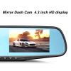 Acouto 1080P Dual Lens Mirror Cam 4.3 Inch Anti Glare Parking Monitor Rearview Camera (Without Memory Card) view 4