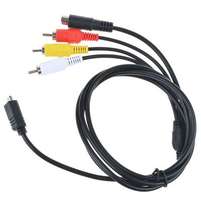 Jantoy 5ft AV A/V Audio Video TV Cable Cord Compatible with Sony Handycam DCR-SR60/v/e DCR-SR65/e