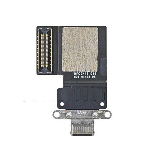 ePartSolution USB Charger Charging Port Dock Connector Port Flex Cable Replacement for iPad Pro 11" 2018 A1980 A2013 A1934 | iPad Pro 12.9" 3rd A1876 A2014 A1895 USA (Black)