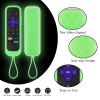 2Pack Remote Cover with Tracker for Roku | Onn Remote | Express 4K+ | TV | TCL Glow in The Dark view 3