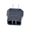 6 Pack of ALINNA US Plug Adapter, EU AU CN to US America Travel Plug Adapter AC Outlet Power Converter Black view 4