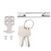 Serrure  Crochet Moderne Pour Porte Coulissante Et Fentre - Loquet Double Face Durable Pour Portes Mobiles - Installation Facile - Accessoire De Scurit Domestique view 3