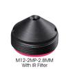 ASMEIR HD 2 Mega Pixels 2.8mm Pinhole Lens with IR Filter for CCTV Security Camera M12 Mount F2.0 Aperture Fixed Aperture 1/3 Inch Image Format view 2