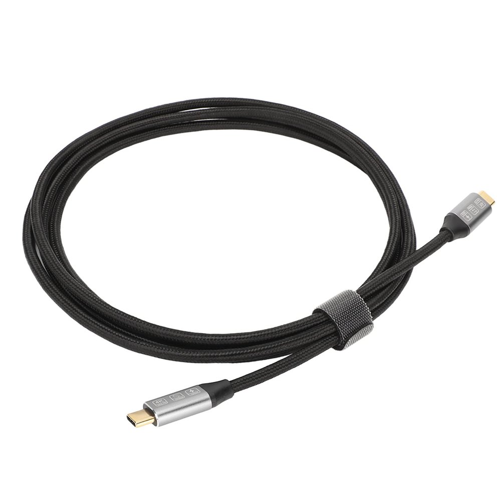100W Power Delivery, 10Gbps Data Sync, 4K 60Hz Video Output USB C Cable with E Marker Chip, Compatible with iOS Tablet (0.5m/19.7in)