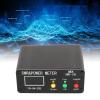 SWR Power Meter, SWR Watt Meter 1.8MHz50MHz Professional Frequency Builtin Buzzer Aluminum Alloy with Color Display for Automotive Radio view 3
