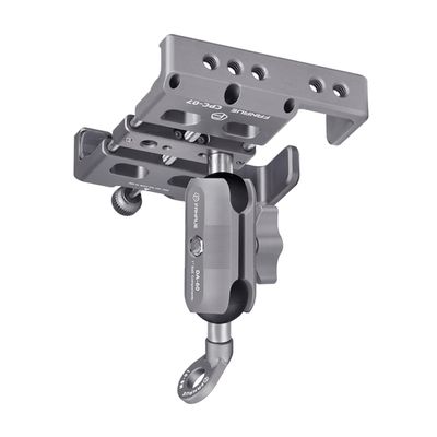 FANAUE Phone Mount and Angled Bolt Head Adapter Ball Base and Double Socket Arm Compatible
