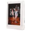 Photo Storage Box, Narrow Top and Wide Bottom 80 Degree Slanted Crystal Texture Photo Organizer Case with Hand Rope for PC Photos (Transparent) view 4