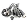 1Pc 4-Pin Aviation Video Extension Cable 1M/ 2M /5M /7M /10M /15M/ 20M for CCD Reversing Camera Camper Trailer U26 (Size : 1m) view 3