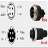 GatherTOOL 1Pc M12 20CM 4Pin Aviation Male to Male Or Female to Female Extension Cable GX12 Adapter for CCTV Camera Security DVR (Color : Male to Male) view 3