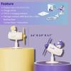 ZUMAHA Fan Cute Duck Design Mini Fan, 360 Adjustment Angle Personal Fan, USB Charging Handheld Fan, Desk Fan for Bedroom Office Useful view 2