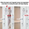 Window Alarm Sensor 12 Pack, Door Alarms for Kids Safety, Burglar Door Alarm for Pool, 120 DB Window Alarms for Home Security view 3