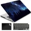 AMCJJ Compatible with MacBook Pro 14 Inch Case 2023/2022/2021 Release M3 A2918 A2992/M2 A2779/A2442 M1 Pro Max Chip, Plastic Hard Shell Case & Keyboard Cover & Screen Protector - Forest Night Sky view 1