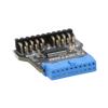 MOUDOAUER USB 3.0 19pin Adapter to Dual 9Pin Adapter, USB 3.0 Motherboard Expansion Card 480Mbps view 1
