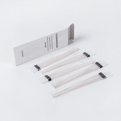 100pcs Fiber Cleaner Sticks for Cleaning 2.5mm apertures Ideal for ST/FC/SC Fiber Optic Connector, Adaptor, VFL,Fiber Optic Power Meter,OTDR,Optical Light Source 2.5mm Ports