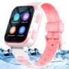 4G GPS Smart Watch for Kids WhatsApp Line Video Phone Call and Text Voice Chat SOS Alarm Message Anti-Lost Real-time Tracker Pedometer Silent Mode Camera TikTok Facebook Global Version Age 3-15 Gift view 1