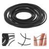 Milisten Cassette Player Drive Belts Replacement 1Mm Square Rubber Tape 3.35 Inch Length for Portable Recorder Stereo Systems and DVD Drives 2-Pack view 3