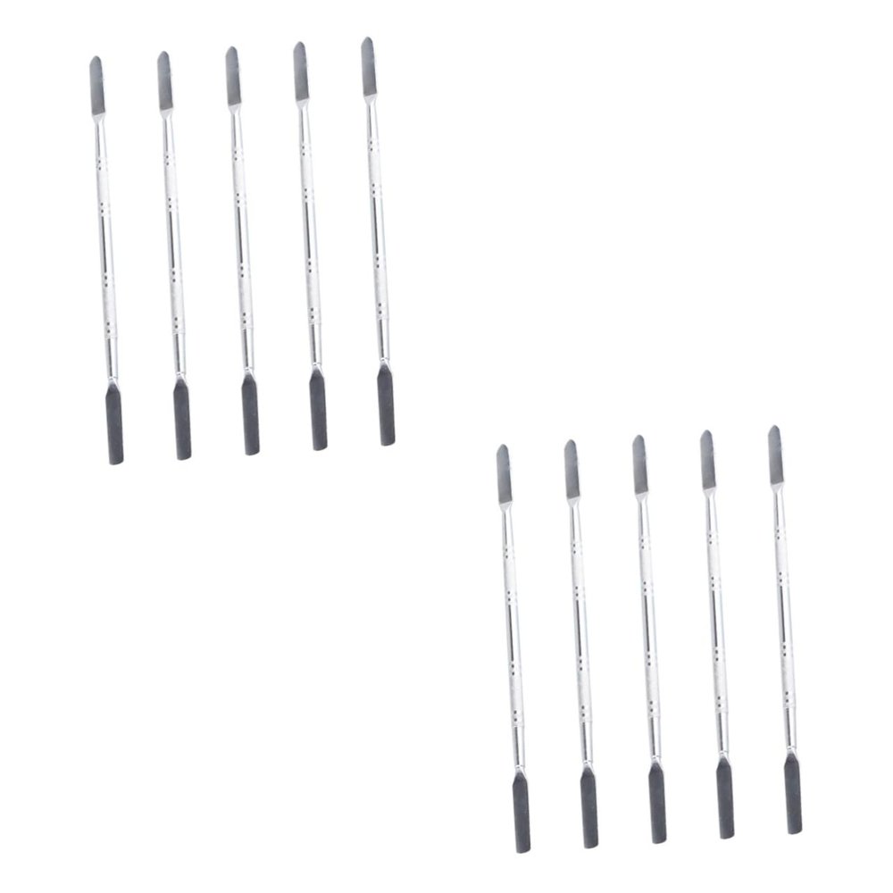 Mikikit 10pcs Repair Stick for Phone Laptop Spudger Tool Portable Opening Pry Tools Stainless Steel