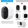 2Pack Arlo Camera Charger Outdoor&Indoor, Power Cord for Arlo 3/4 Pro 5S 2K, Arlos Ultra/Ultra 2, Go 2 16ft/5m Weatherproof Outdoor Charging Cable with Quick Charge Adapter view 2