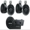 Memphis GEN10SE 400w 10" Powered Subwoofer Bundle with Rockville 4 Speakers for 2016+ Polaris General (3 Items) view 1