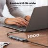 7 in 1 USB C Hub Bundle with USB-C to USB 3.0 Female Adapter view 4