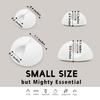 SmiLife Cable Clips, Phone Cord Organizer for Wire Management, White 9 PCS view 2