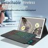 Backlit Touchpad Keyboard Case for Google Pixel Tablet 11 Inch 2023, DKAHOEE 3-Zone Backlight Detachable Wireless Keyboard with Slim PU Leather Protective Case for 11 2023 Release Google Pixel Tablet view 2