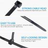 Zip Ties 22 inch Black 70lb Tensile Strength UV Resistant Large cable Ties for indoor and outdoor use Awnings Tying Branches Bundling of Crops Fixed Water Pipes 80 Pack view 3