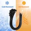 Zip Ties 22 inch Black 70lb Tensile Strength UV Resistant Large cable Ties for indoor and outdoor use Awnings Tying Branches Bundling of Crops Fixed Water Pipes 80 Pack view 4