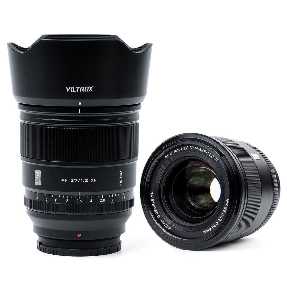 VILTROX 27 mm F/1.2 Pro XF Prime APS-C Autofocus Lens for Fuji X Mount X-T30 X-T4 X-E4 X-Pro3 X-T200 X-S10 (Auto Focus, STM, Large Aperture) Black