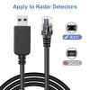 QaMcbulc Radar Detector Power Cable, USB to RJ11 DC3.5 Cable,Replacement Radar Detectors Power Cable,for Escort Unide Radenso XP Beltronics Cob'r'a Whistler Radar Detector (RJ11-3.3FT) view 4