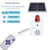 Y DIANS S Solar Motion Sensor Alarm Outdoor Waterproof Motion Detector Sirens with Strobe Light, 120dB Horn 17 Tones Adjustable Microwave Infrared Induction Alarm System SLA-118VS-II view 3