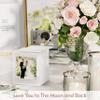 WINKINE Acrylic Polaroid Photo Frame & Film Storage Box for Polaroid i-Type/600/SX-70 Film/Instax Square Film, Instax Frame 4.2x3.5 with Sliding Lid, Wedding Guest Book Alternative, White, 2 Pack view 3