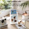 WINKINE Acrylic Polaroid Photo Frame & Film Storage Box for Polaroid i-Type/600/SX-70 Film/Instax Square Film, Instax Frame 4.2x3.5 with Sliding Lid, Wedding Guest Book Alternative, White, 2 Pack view 4