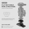 TUSITA Lock 360 Base - Flat Rectangle Base - 2 Hole view 2