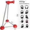 Headphone Stand, Desktop Headset Holder, Desk Earphone Stand, Gaming Headsets, for SteelSeries/Logitech/HyperX/Sony/Beats/Sennheiser/Anker/Xbox, and All Headphones. (red) view 3