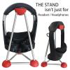 Headphone Stand, Desktop Headset Holder, Desk Earphone Stand, Gaming Headsets, for SteelSeries/Logitech/HyperX/Sony/Beats/Sennheiser/Anker/Xbox, and All Headphones. (red) view 4