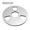 1/4 10.5 Inch Empty Take Up Reel to Reel for Pioneer, 3 Hole Empty Tape Reel, Aluminum Alloy Universal Opening Machine Part Sound Tape Takeup Reel for Pioneer (Silver) view 2