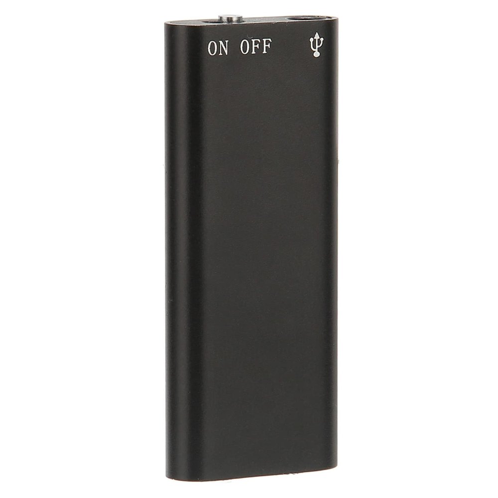 Mini Portable Digital Voice Recorder (for Lectures and Conferences) 8 Hour Continuous Voice Activated Recording Device with 192kbit Adpcm Recording (Neutral English, Black 16GB)