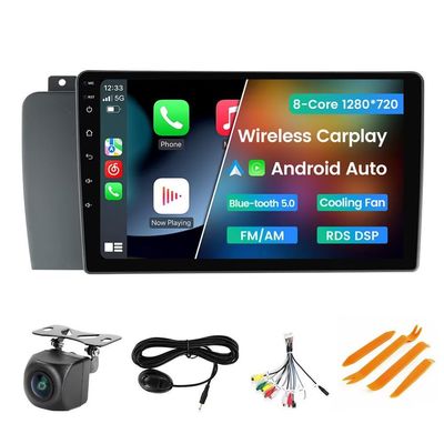 Radio Stereo for Volvo XC70 V70 S60 2005-2009, Biorunn Android 9 Inch (6GB RAM 128GB ROM) 8-Core GPS Navi Wireless Car-Play Android Auto Upgrade Dash Blue-Tooth Head Unit IPS