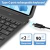 Zbqo iPad Mini 6 (8.3-inch) Case with Keyboard 2021,Magnetic Detachable Keyboard,Smart Folio Case Auto Sleep/Wake,Type-C Rechargeable BT Keyboard,Support iPad Mini 6th Generation 2021 view 4